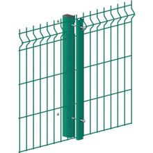 PVC coated 4x4 welded wire mesh fence